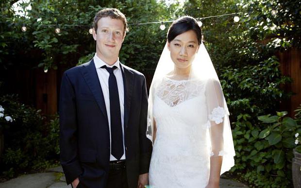 Mark Zuckerberg met zijn vrouw