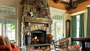  Installing a fireplace in a wooden house