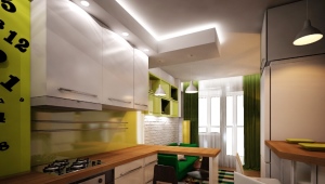  Thiết kế phòng khách-nhà bếp rộng 17 m2. m