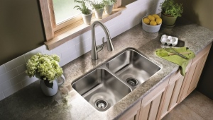  Double sink for the kitchen