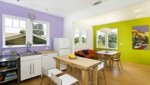  How to choose the color of the walls in the kitchen