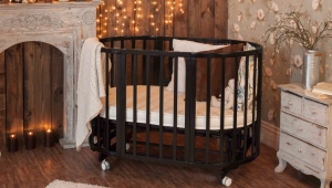  سرير مستدير قابل للتغيير لحديثي الولادة
