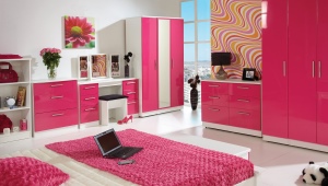  गुलाबी बेडरूम