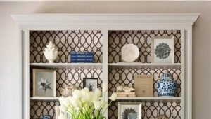  Shelves in the interior design of the living room
