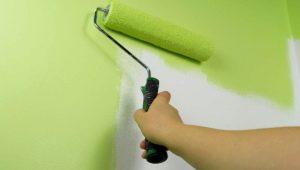  페인트 마른 벽에서 나온 페인트 : 페인트 선택 및 작업 순서