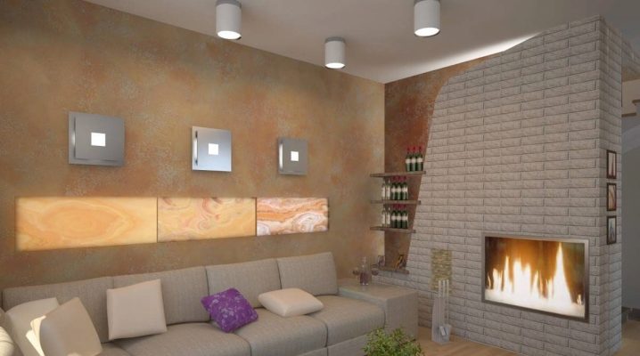  Fireplace in a small living room