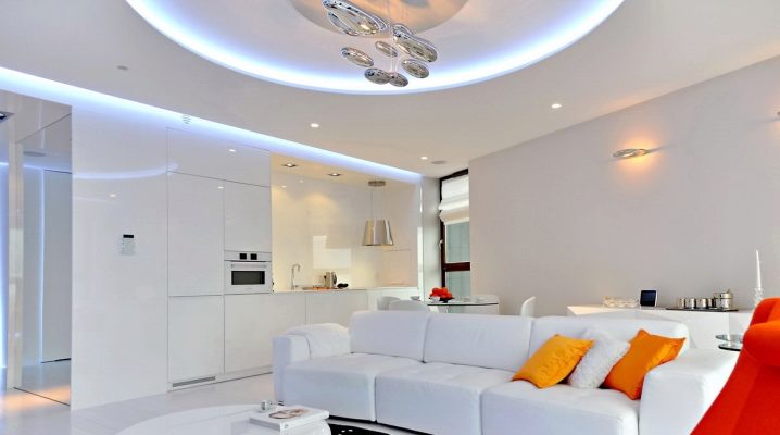 Design kuchyně-obývací pokoj 18 m2. m