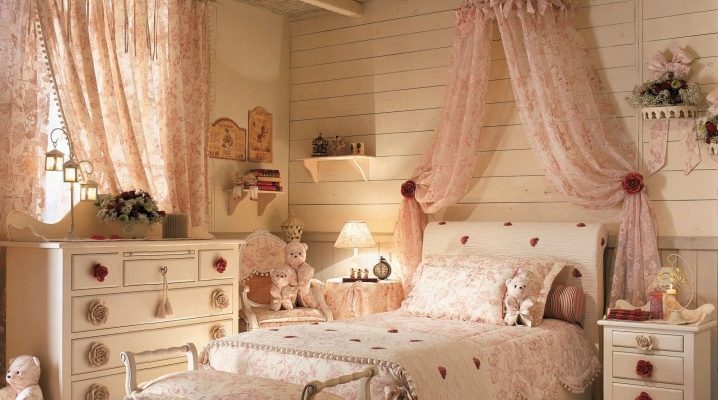  Classic baby bed in the interior