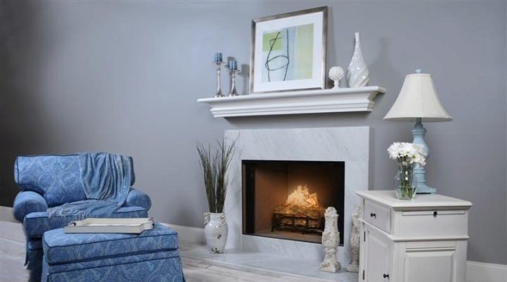Marble portals for fireplaces