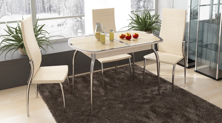  Oval extendable kitchen table