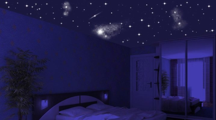  Žvaigždžių ant medelyno lubų