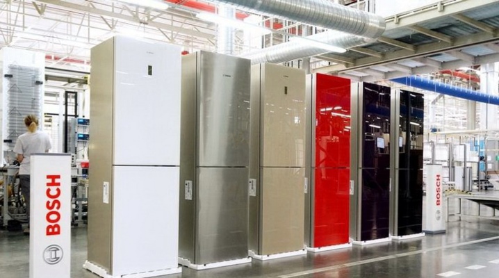  नो फ्रॉस्ट सिस्टम के साथ बॉश दो-डिब्बे रेफ्रिजरेटर