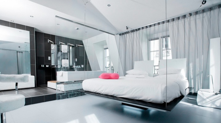 현대적인 스타일의 침실