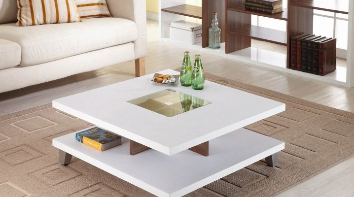  सफेद कॉफी टेबल
