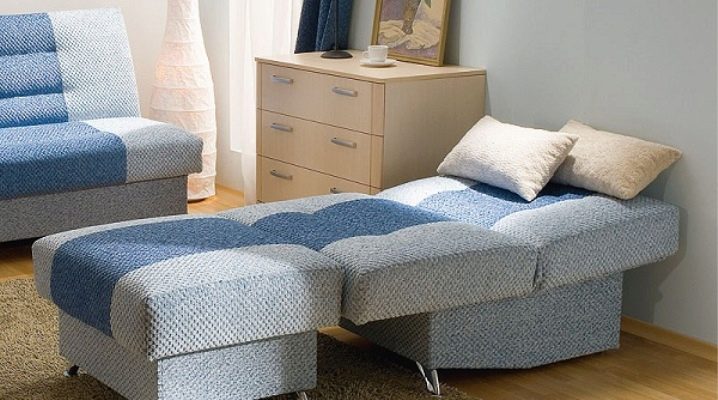  아코디언 변형 메커니즘이있는 안락 의자 침대