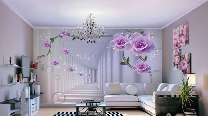  3D-wallpaper for the hall: expanding the boundaries in the apartment