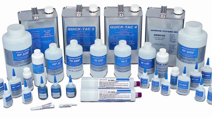  Cyanoacrylate glue: varieties and properties