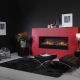 Fireplace electric with effect of a 3D flame