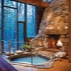  Fireplaces made of natural stone