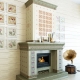 Fireplace tiles