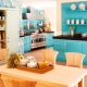 Kitchen design with walls of bright colors