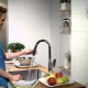  Kitchen faucet with retractable watering can