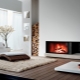 We select a fireplace depending on the size of the room