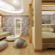 تصميم غرفة نوم وغرفة معيشة 14-15 متر مربع. م