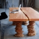  लकड़ी की मेज पैर