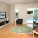  Thiết kế nội thất phòng khách: trang trí tường với TV