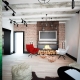  Camera de zi în stil loft: caracteristici de design interior