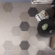  육각형 바닥 타일 : 흥미로운 인테리어 디자인 아이디어