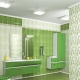  인테리어 디자인에 녹색 바닥 타일