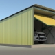  Features metal collapsible garage