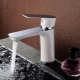  White sink faucets: range overview and selection criteria