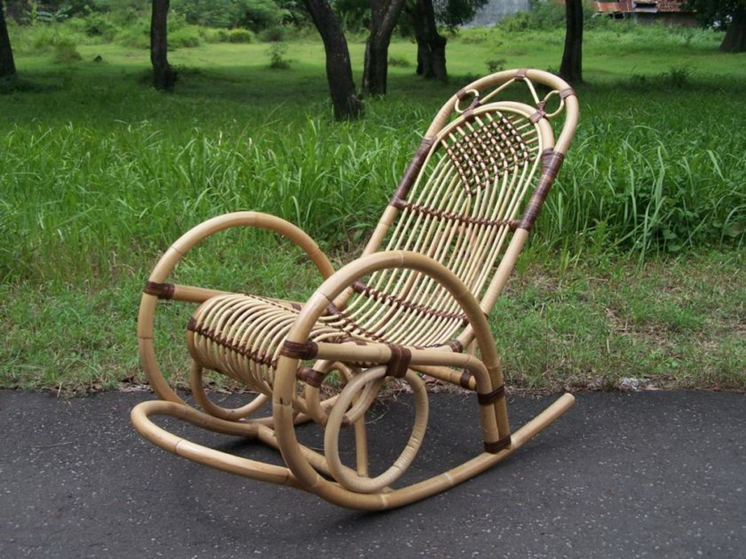 3д модель кресла качалки