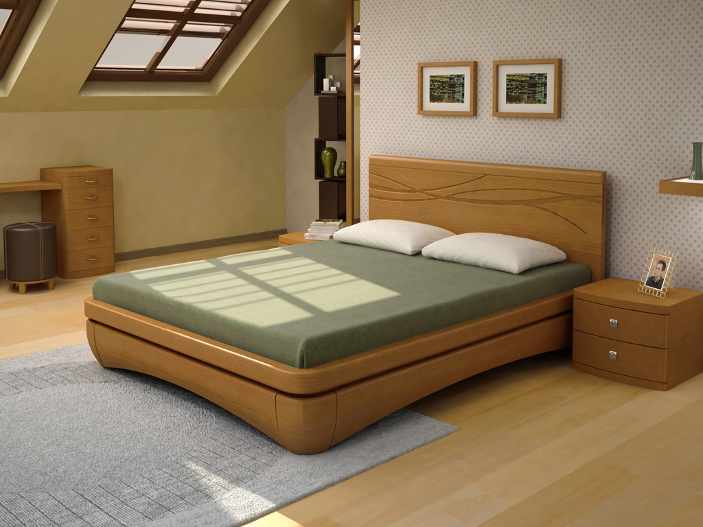 سرير من خشب البلوط الصلب 27 صورة صنع أسرة خشبية على طراز دور علوي أثاث خشبي